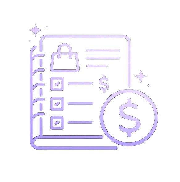 Icono de productos organizados por categorías