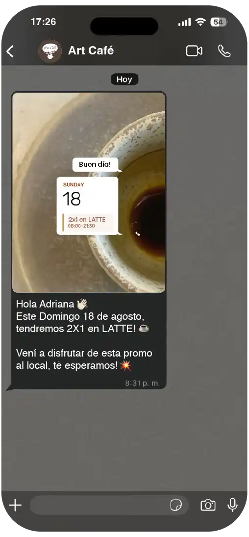 Celular izquierdo
