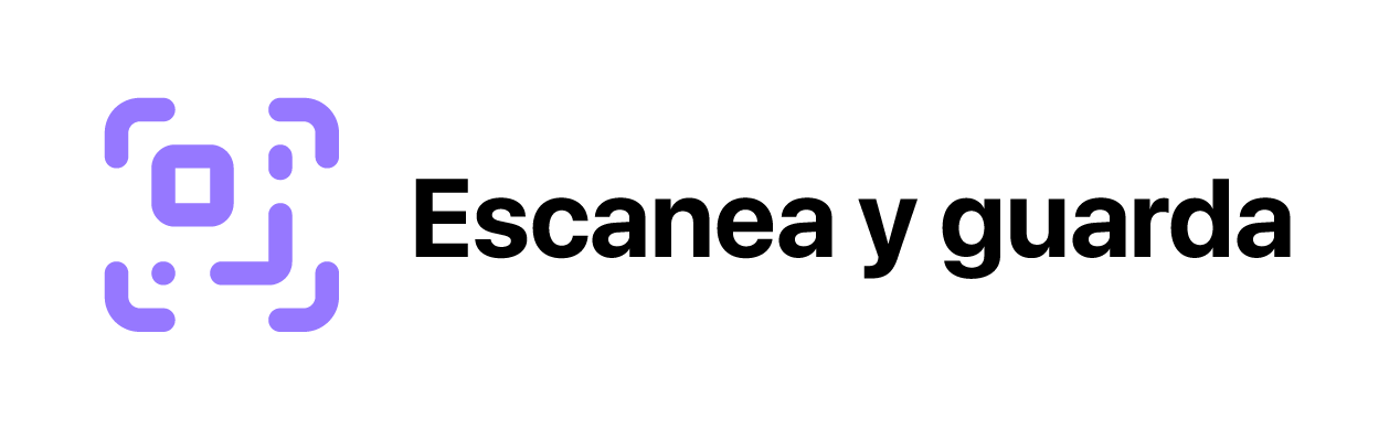 Escanea y guarda tu tarjeta
