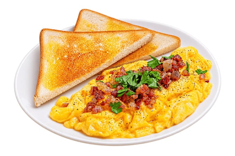Huevos Revueltos con Bacon